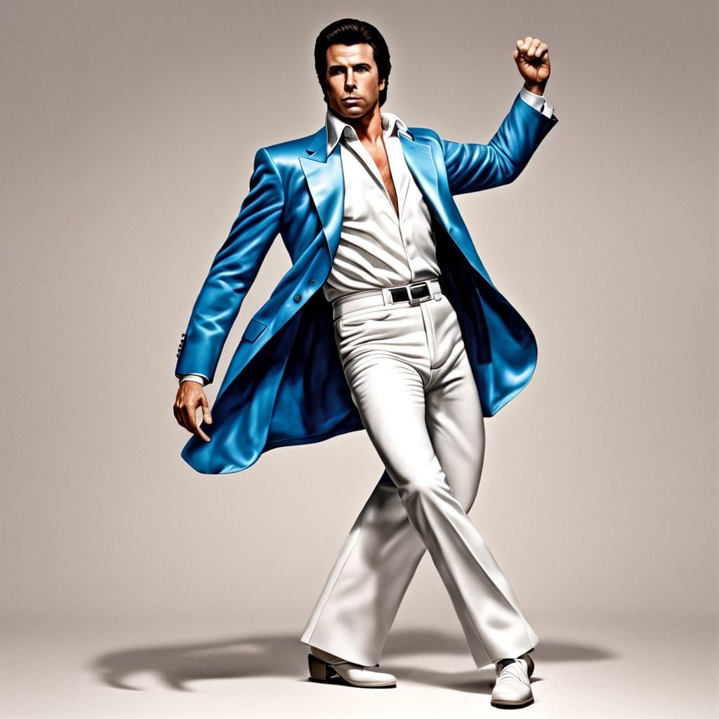 John Travolta as Tony Manero in Saturday Night Fever