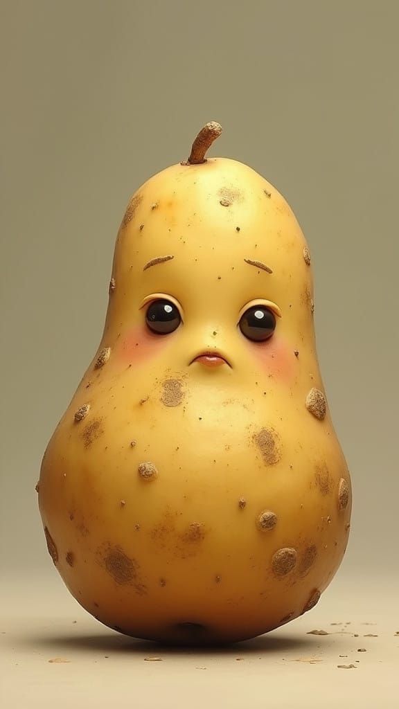 Sullen yet Charming Lumpy Potato
