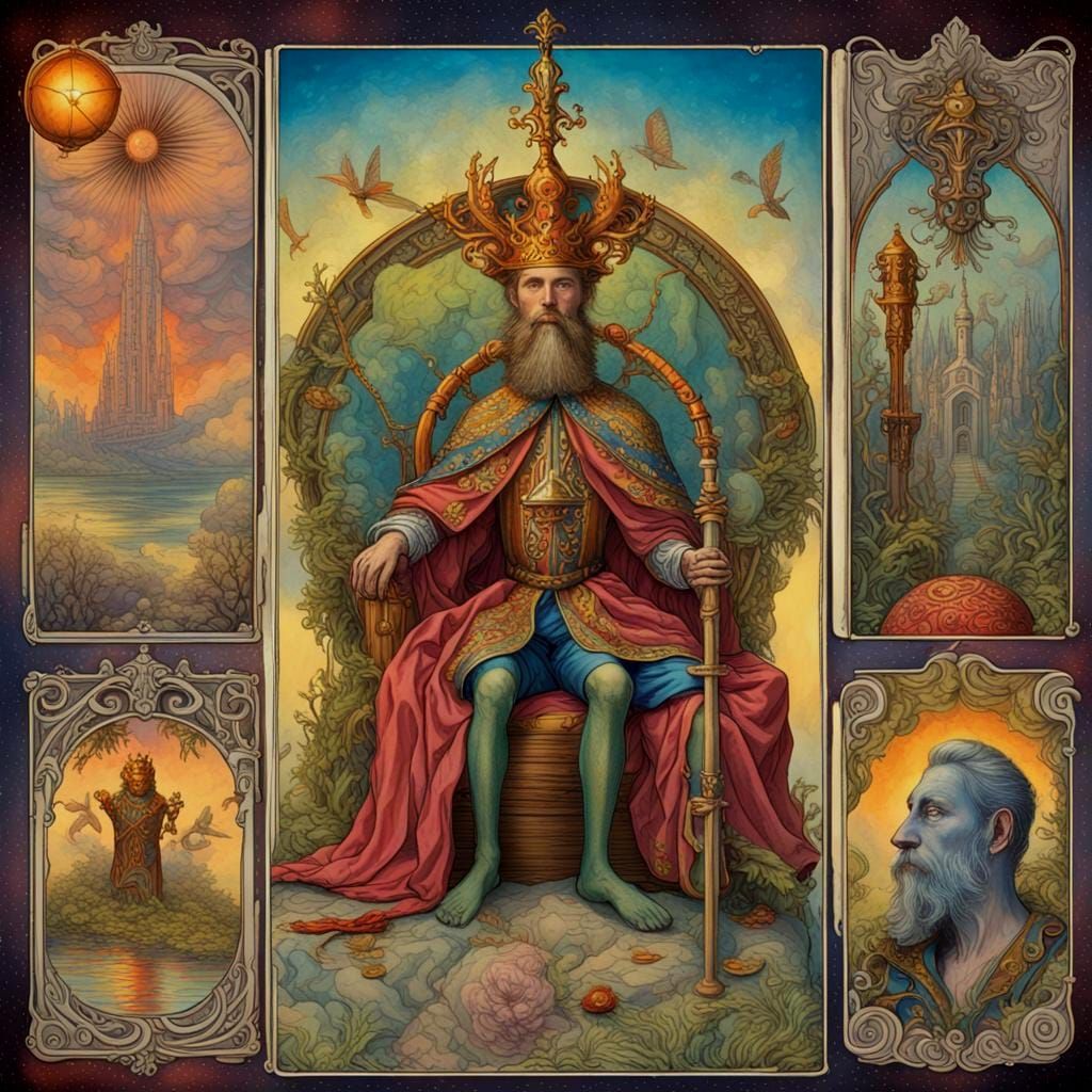Tarot-karte; König