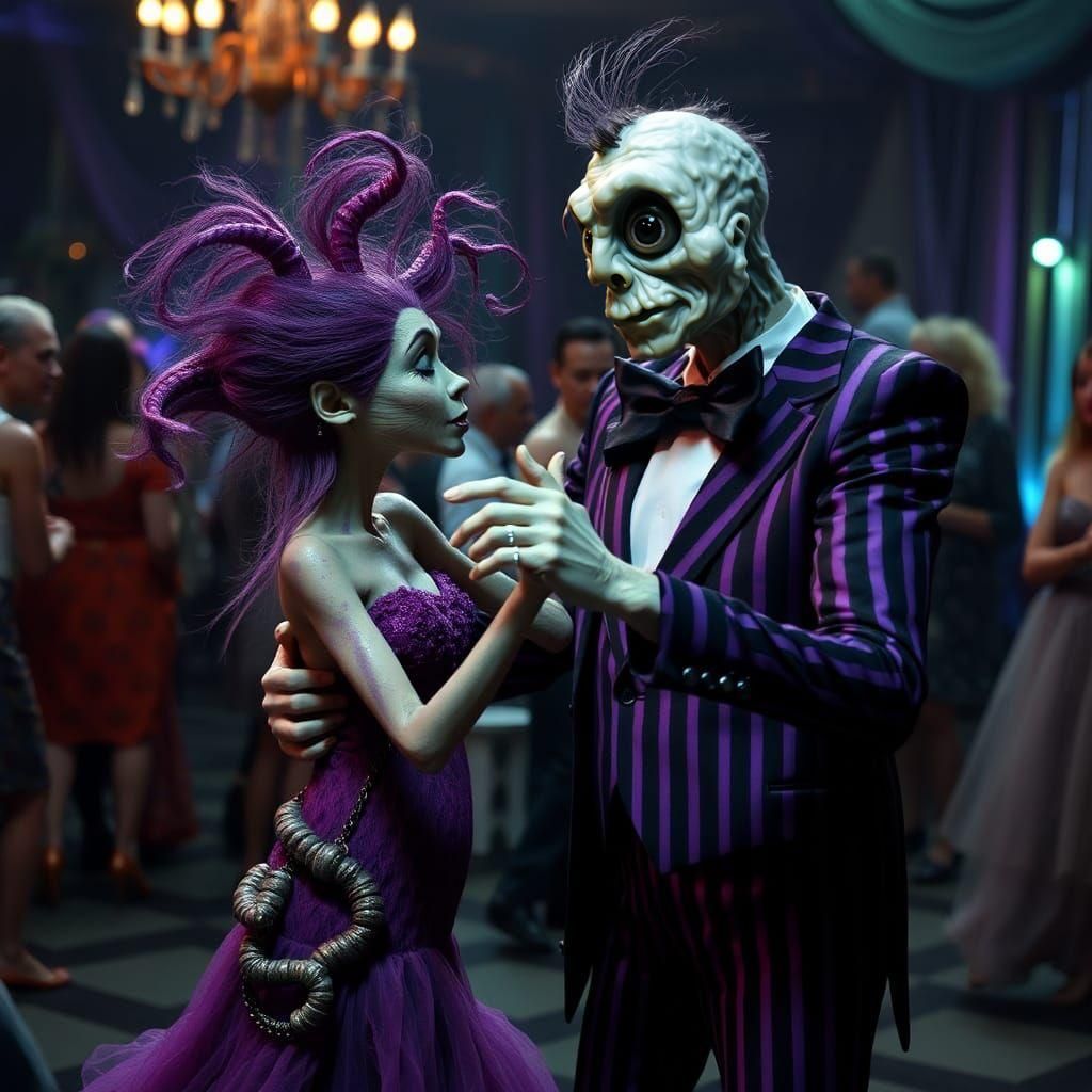 Wrinkled Raisin Head with Big Eyes