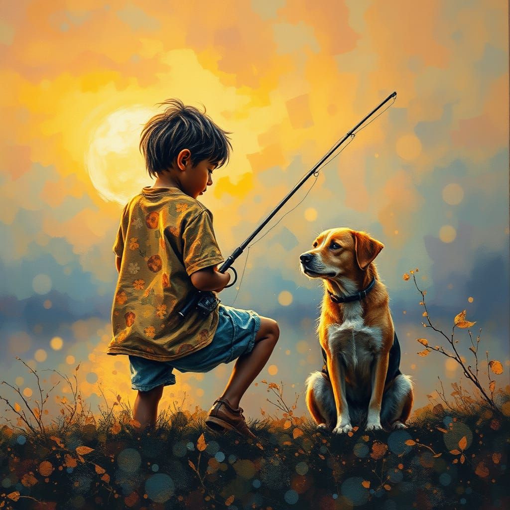 Fishing with my buddy