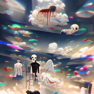 Surreal Depiction of the Afterlife