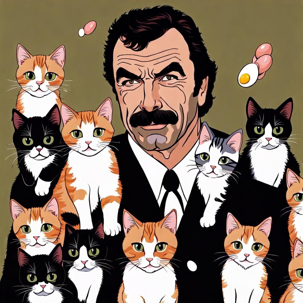 Tom Selleck: The Cat Fight