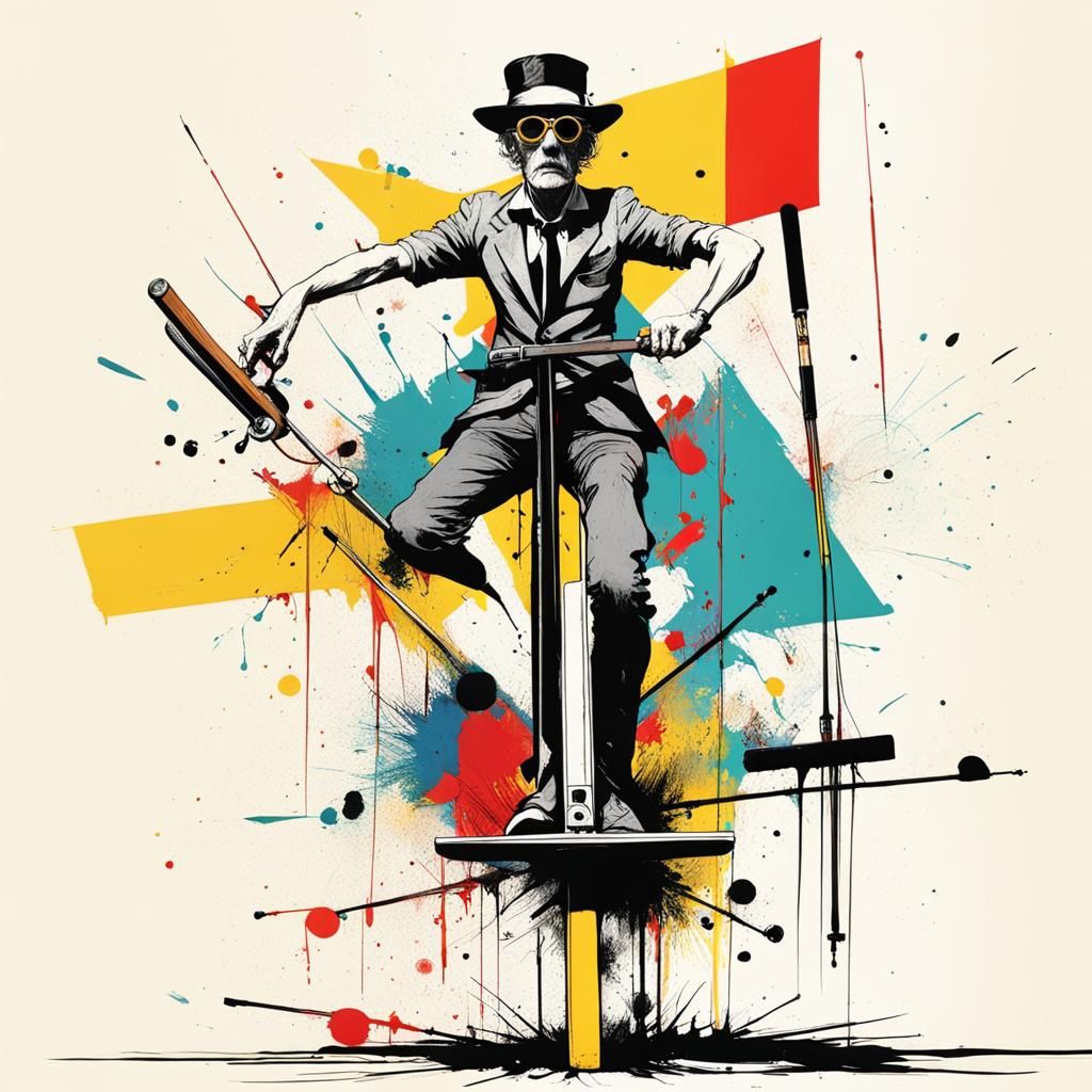 Mad Man on a Pogo Stick