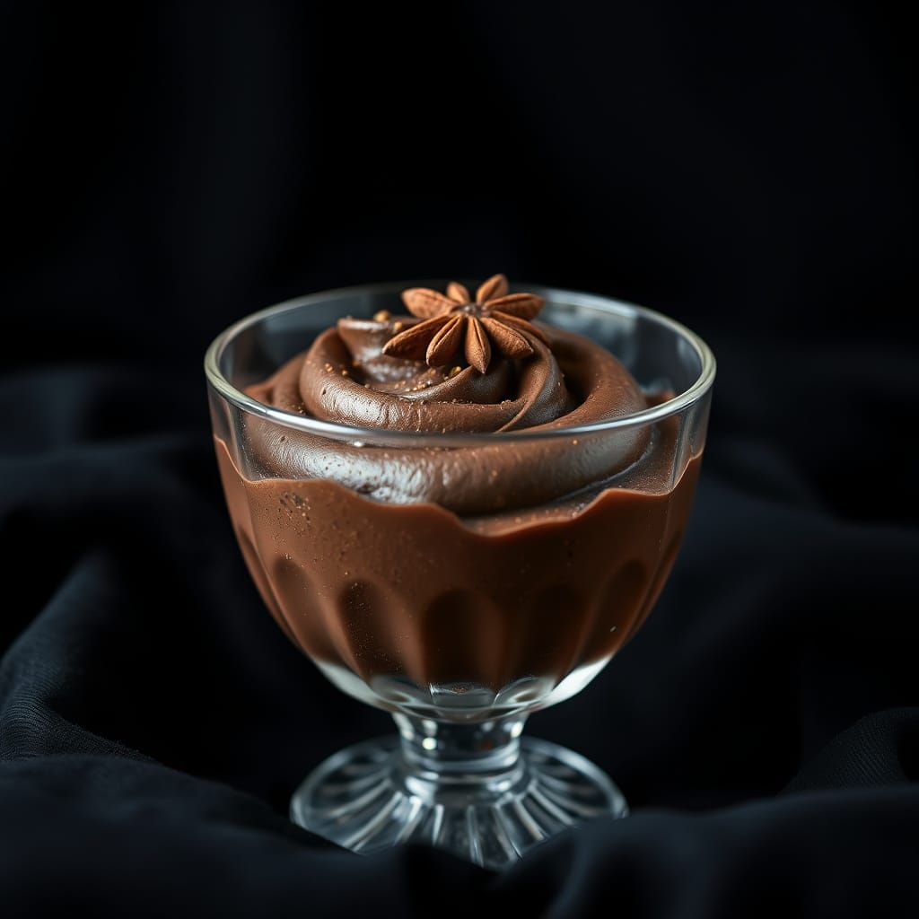 Cardamom Dark Chocolate Mousse Dessert