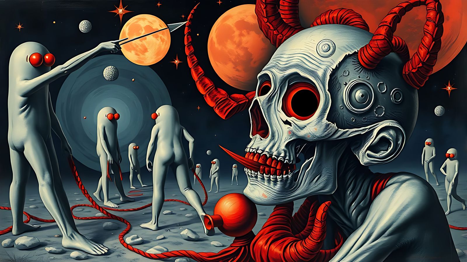 ‘There’s a radio in my head that makes me dream of naked bow...