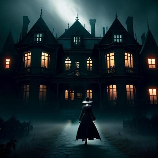 Miss Peregrine at the Old Mansion: Cinematic Still