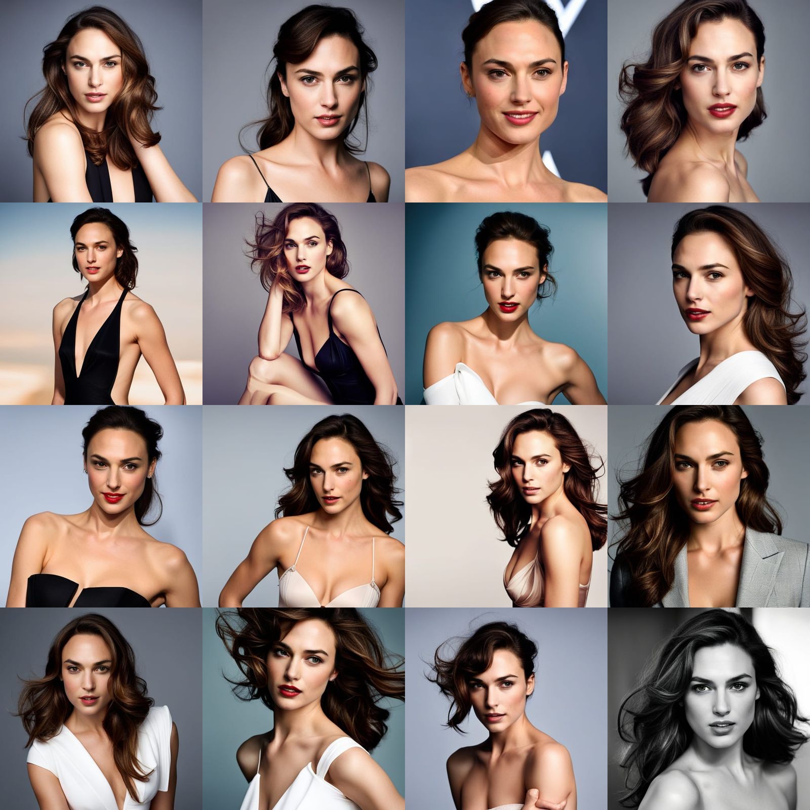 Gal Gadot Portrait Generated by AI