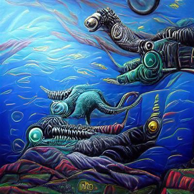 Deep Sea Monsters in the Abyss