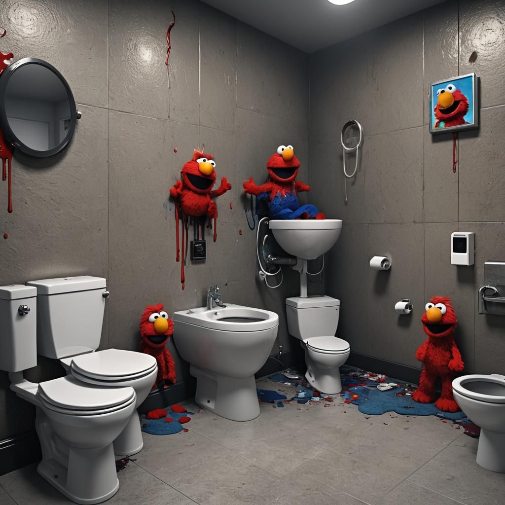Surreal Elmo in Ohio: An Among Us Fantasy