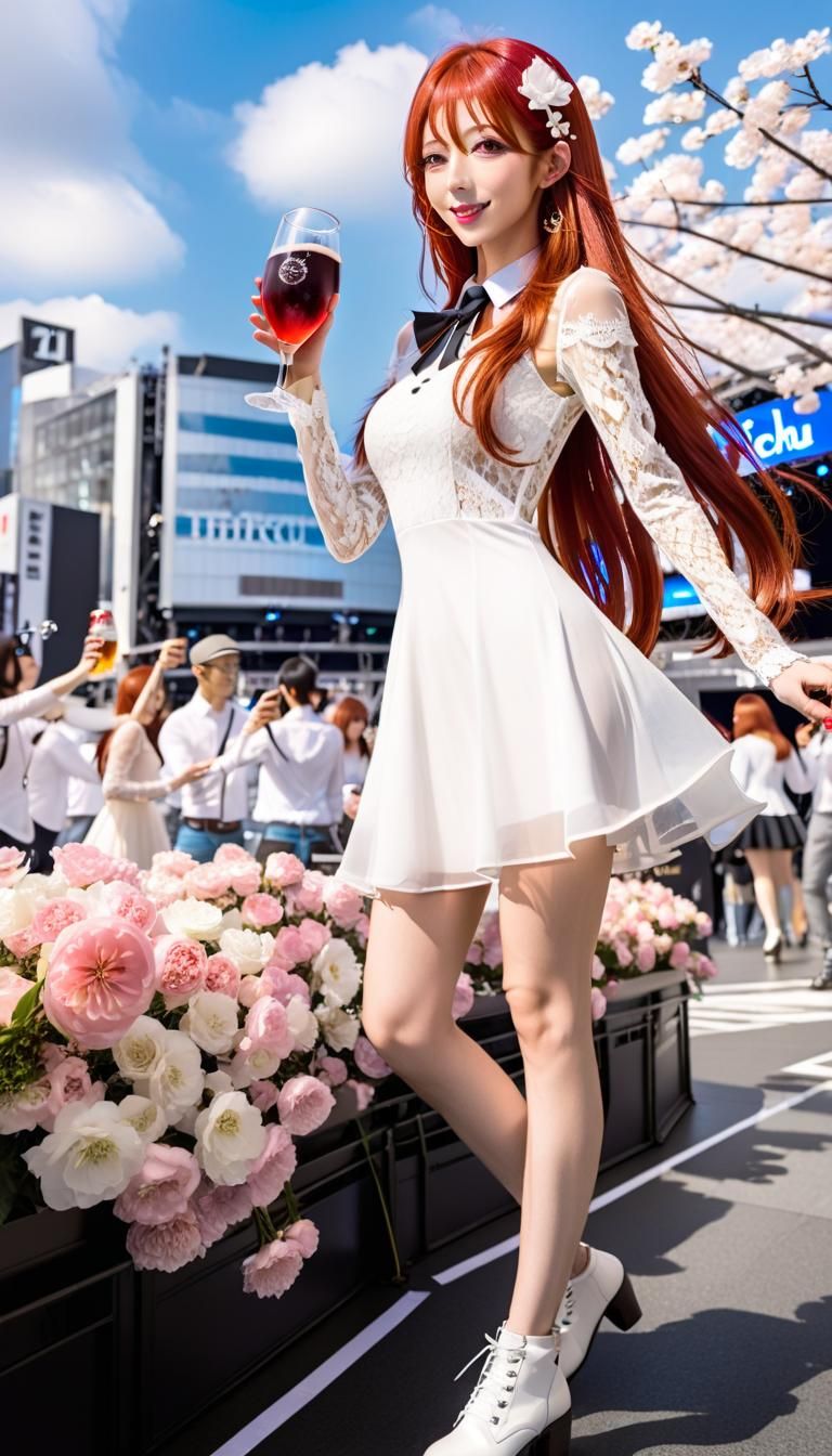 Shochu Sipping Fashionista at Shibuya Music Fest