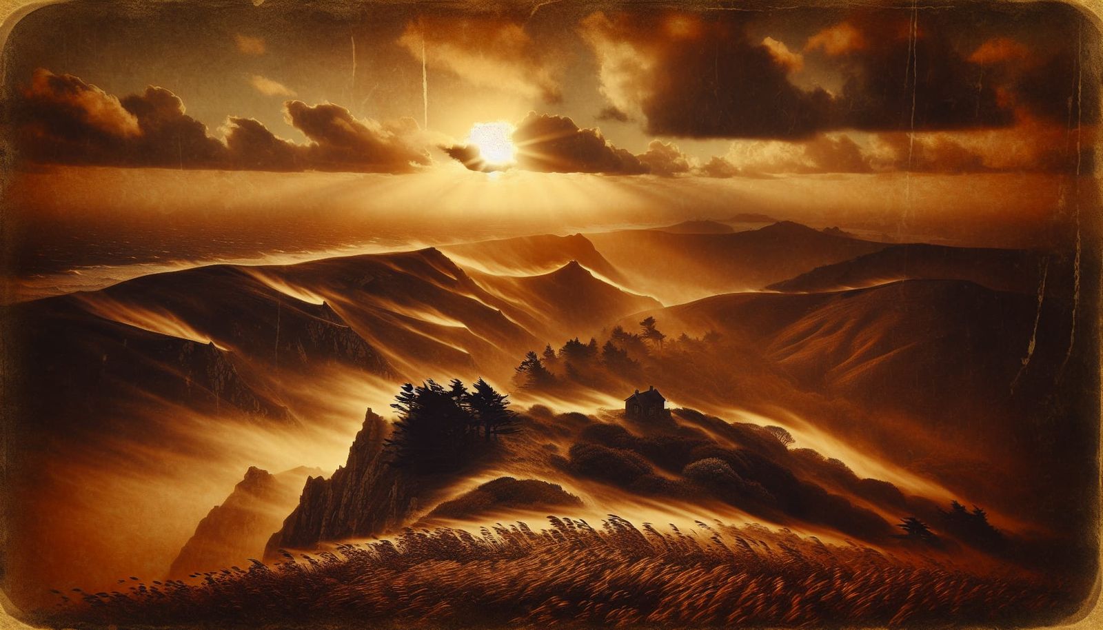 Windy Autumn Afternoon View from Point Loma