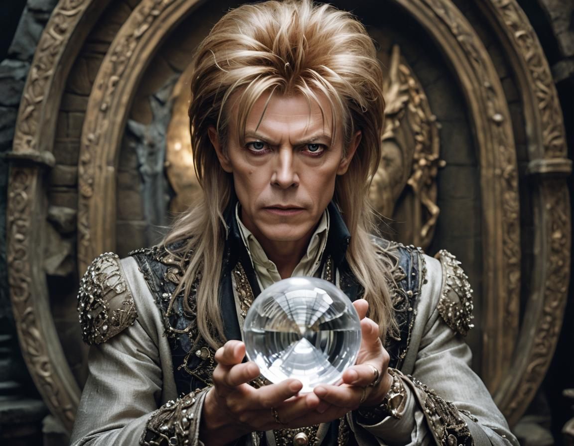 Jareth the Goblin King Portrait in Fantasy Setting