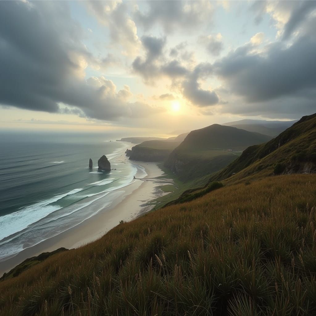 Semi-Nude Blonde Woman AI Image