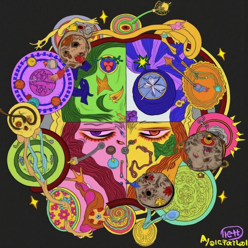 AI Takes on Human Form in Vivid Colors