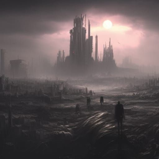 post apocalyptic city of dead souls