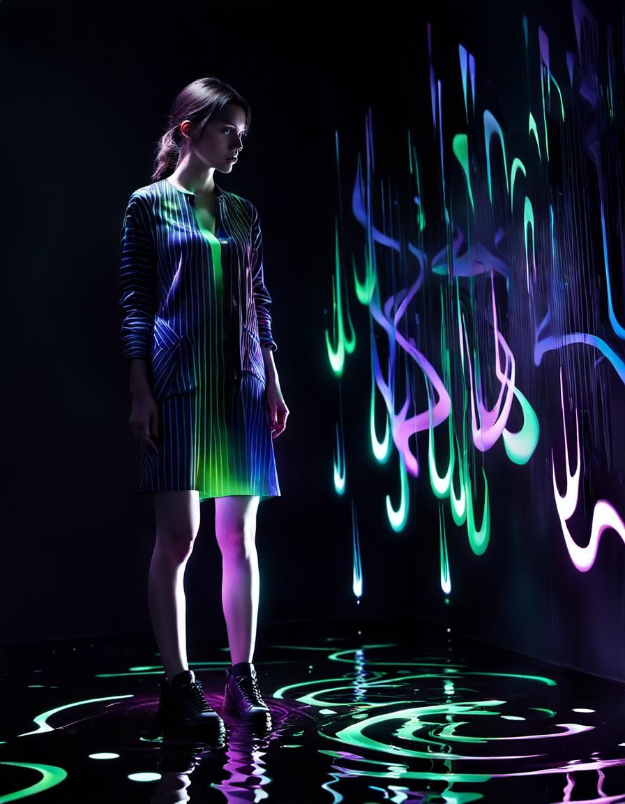 Regret and Pointlessness: A 3D UV Light Painting