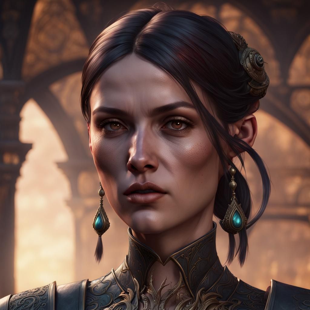 Baldur's Gate 3 Character Portrait in 8k