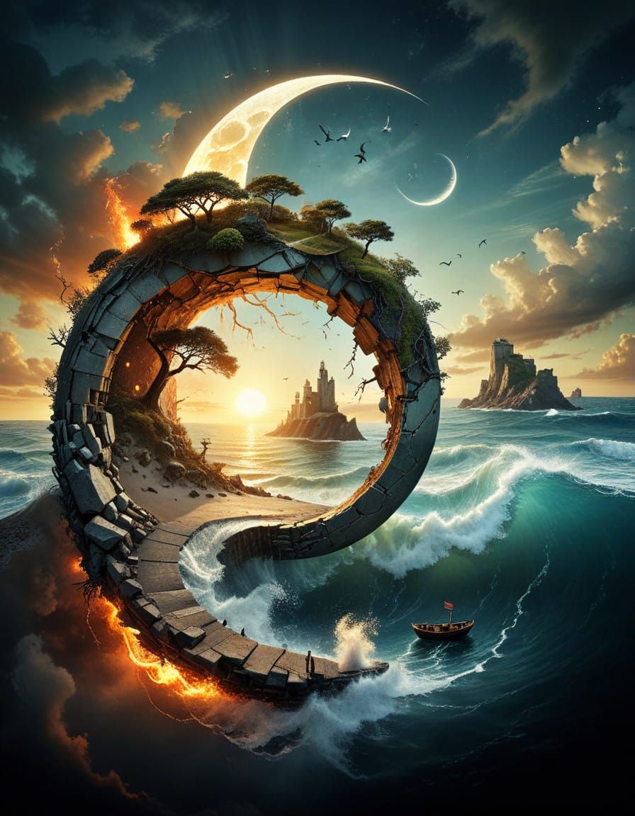 Surreal Dreamscapes within Ancient Stargates