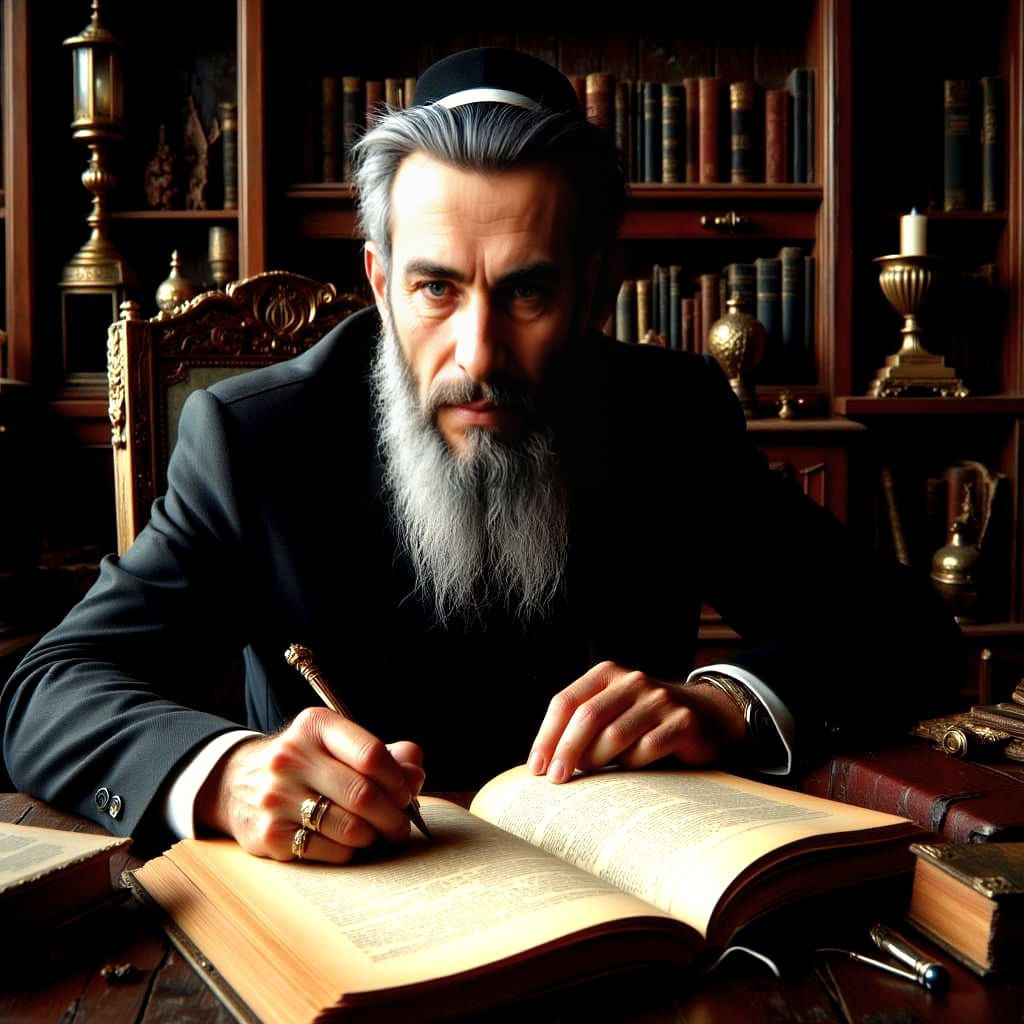 Mysterious Rabbi Arranges Table