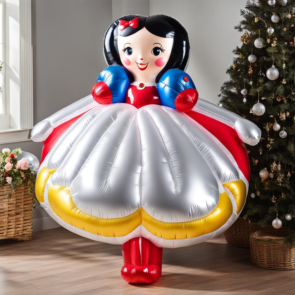 Inflatable Mylar Snow White Doll