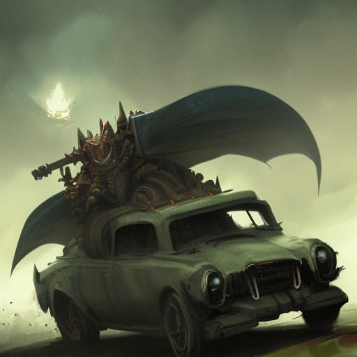 Sinister Goblins Control a Cannon Car