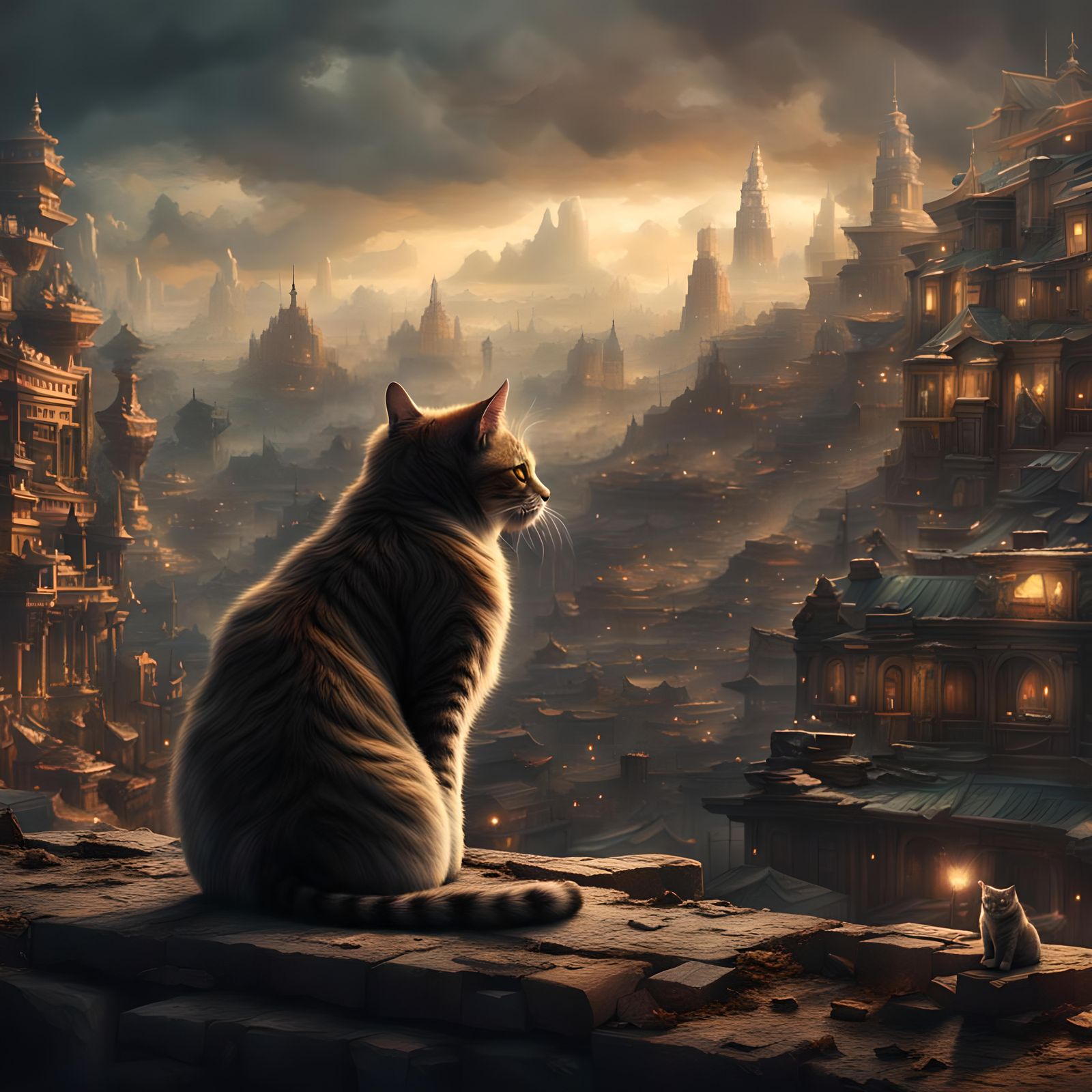 The Last Cat on Earth: Digital Matte Painting
