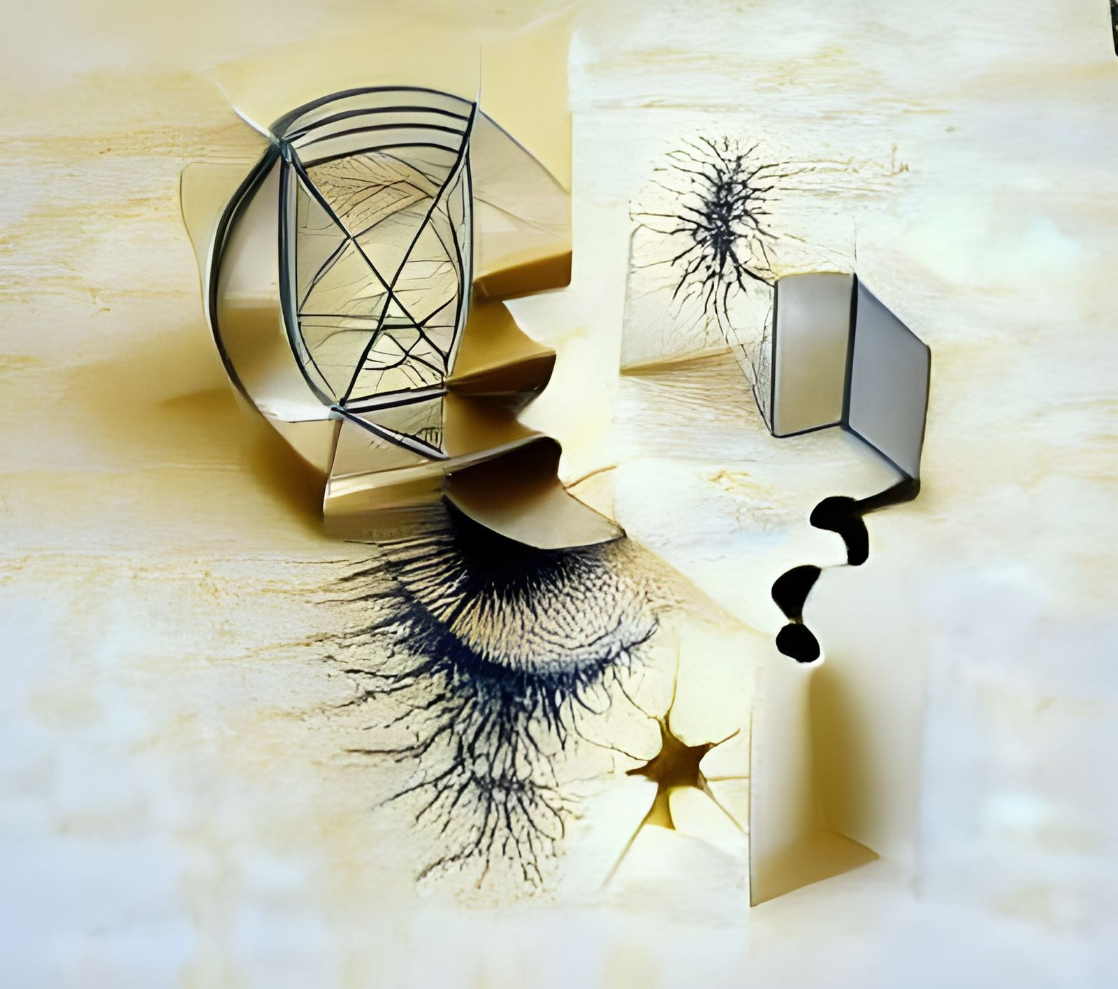 Abstract Rendering of Metaphysics Concept