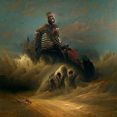 Mad Max Inspired Horror in Gustave Doré Style