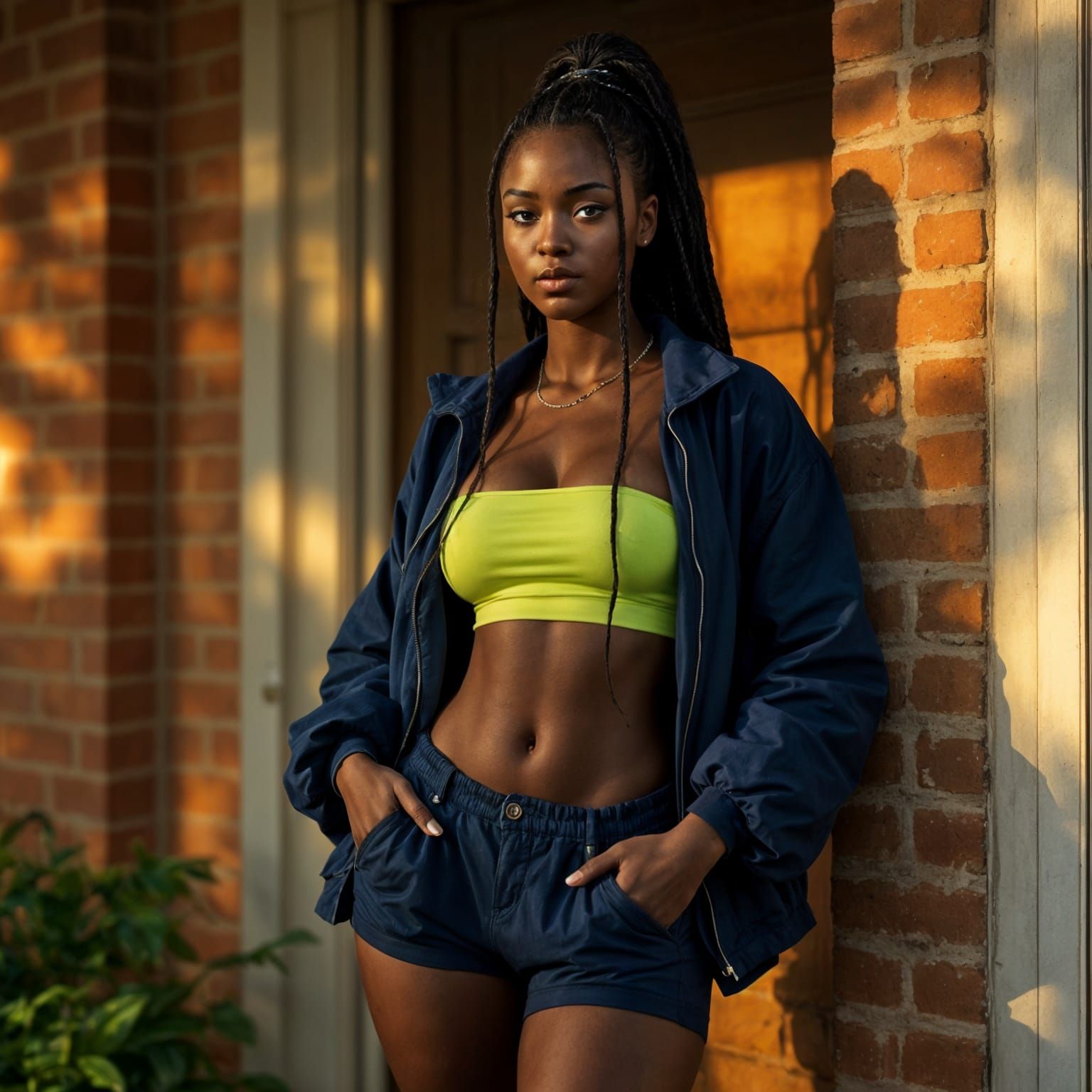 Athletic African Female