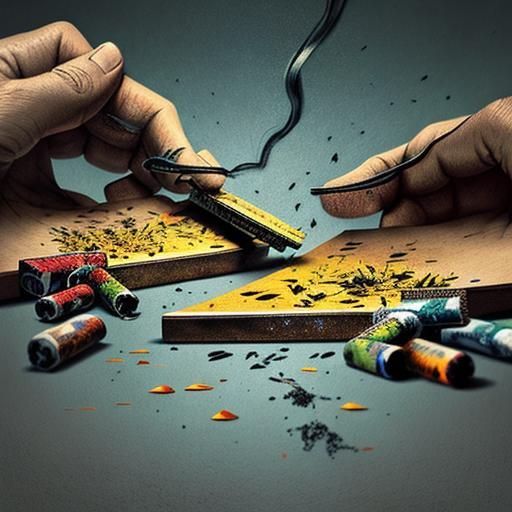 The artwork can be used to spark conversations about drug ab...