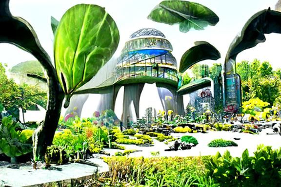 Futuristic Nature City