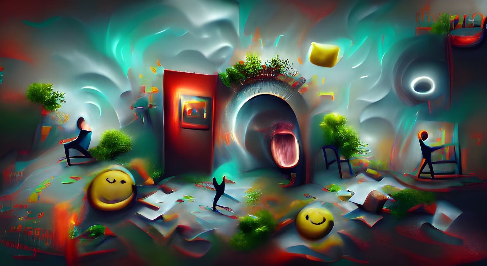 Surreal Portal of Hyperactivity and Optimism