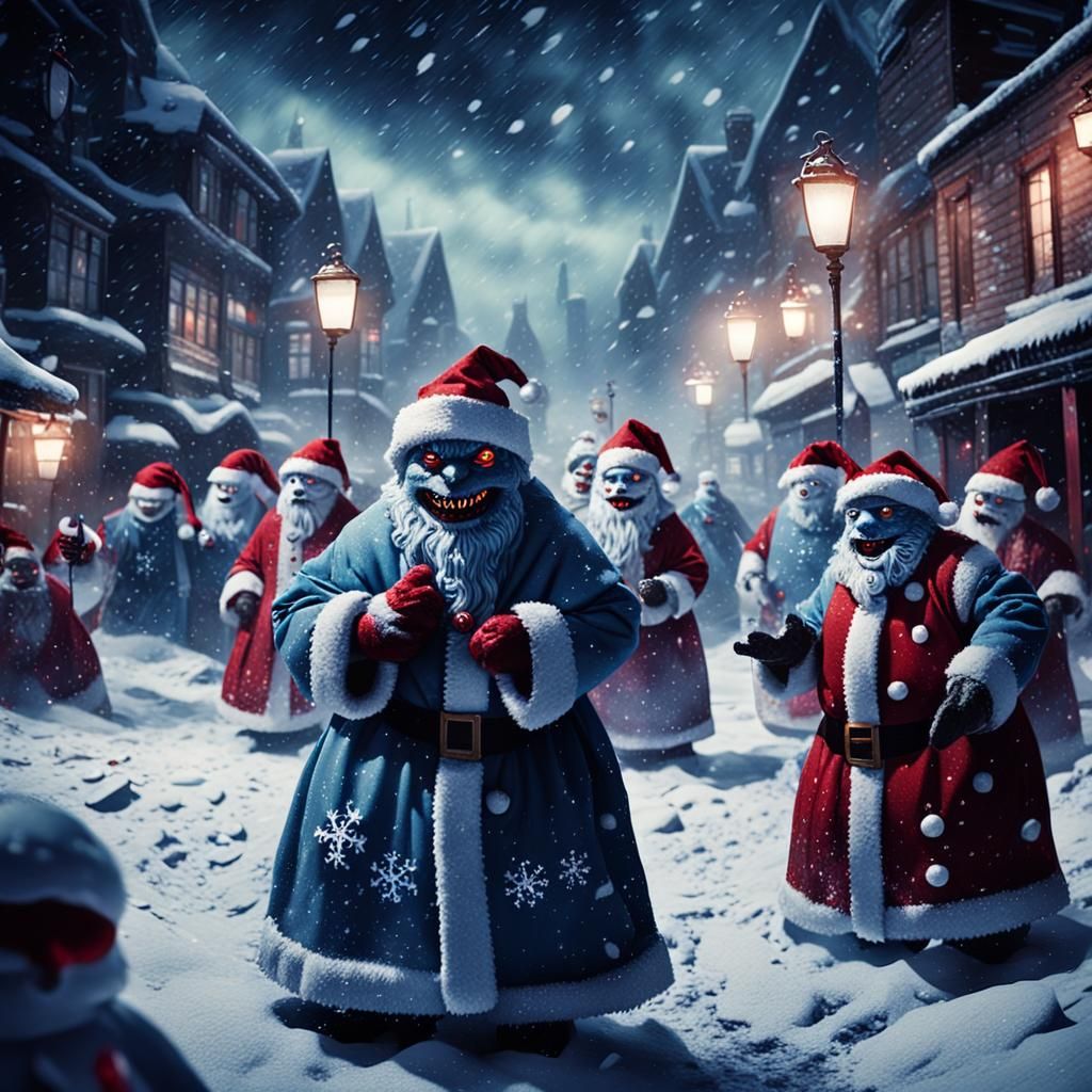Dark Fantasy Christmas: Evil Snowmen and Demons Confront an....