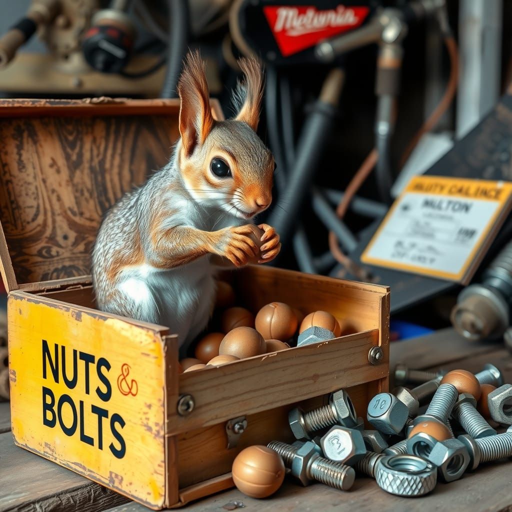 Squirrel's Mischief: Nuts and Bolts Mix-Up