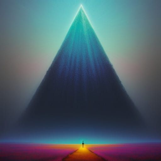 Radiant Light Burst in Ethereal Glow