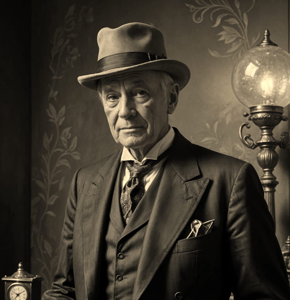 Vintage Gentleman Portrait