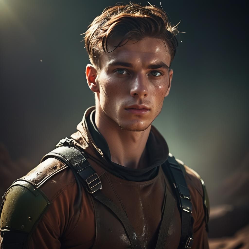 Martian Resistance Fighter: High-Fashion Portrait