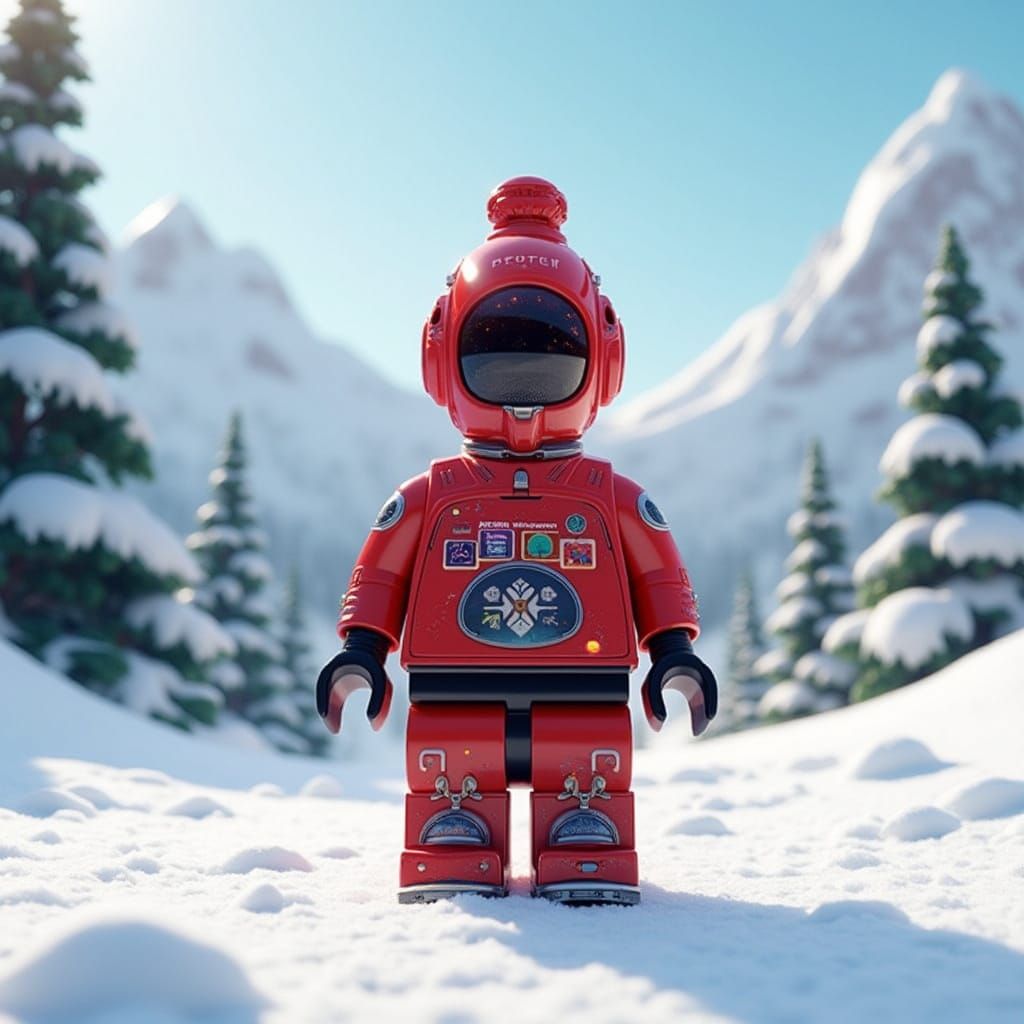 Vibrant Cosmos in Cyberpunk Style