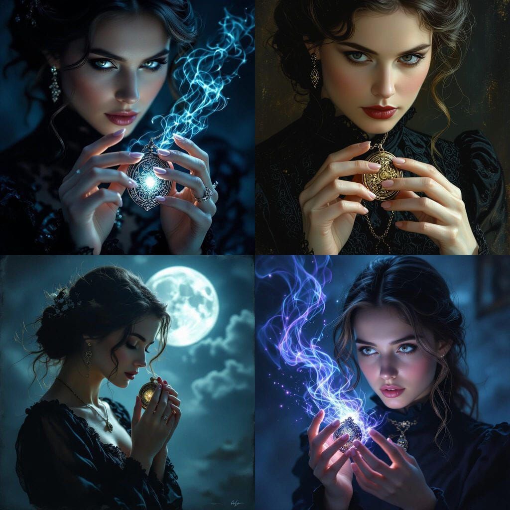 Woman Touches Locket With Paranormal Psychometry Vibe