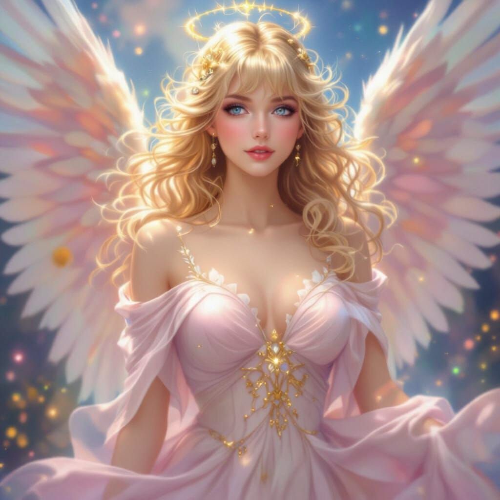 Angel Dancing in Luminous Heaven Gate