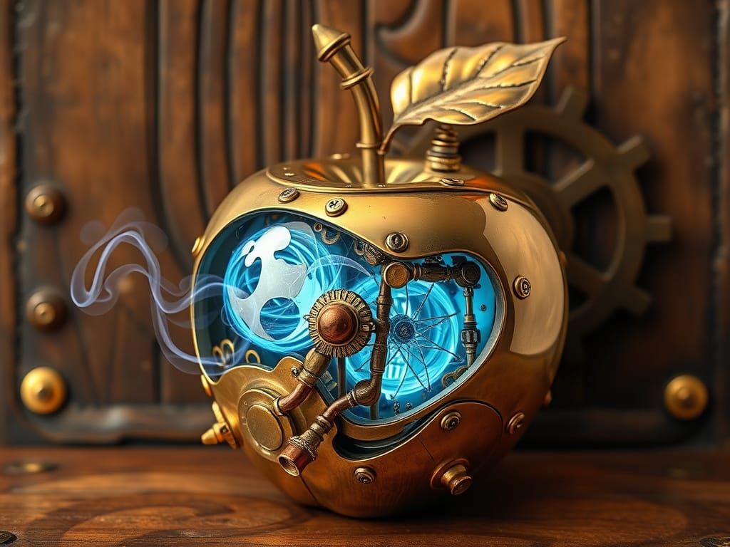 Enchanted Steampunk Apple