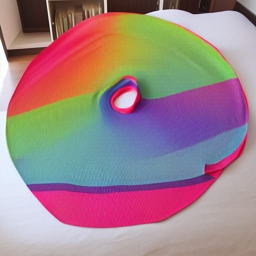 Abstract Composition of Lines, Shapes and Colors