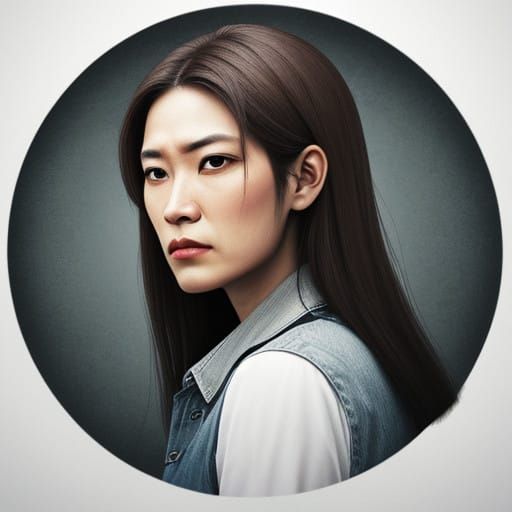 Surreal Portrait in a State of Contemplation