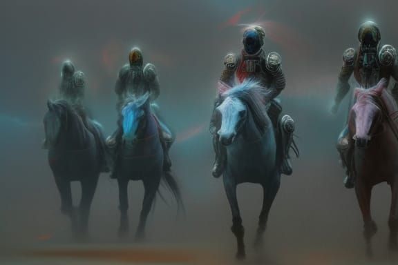 Epic Horsemen of the Apocalypse: Digital Matte Painting