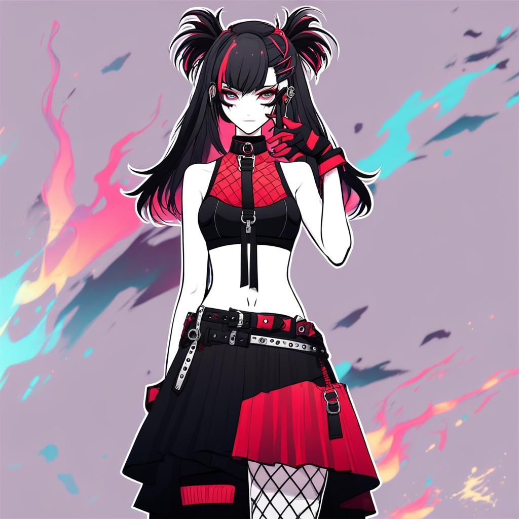 Punk Character with Edgy Style