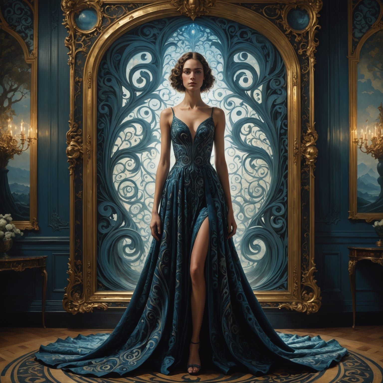 Ethereal Dreamscapes in Dali-Inspired Surrealist Style