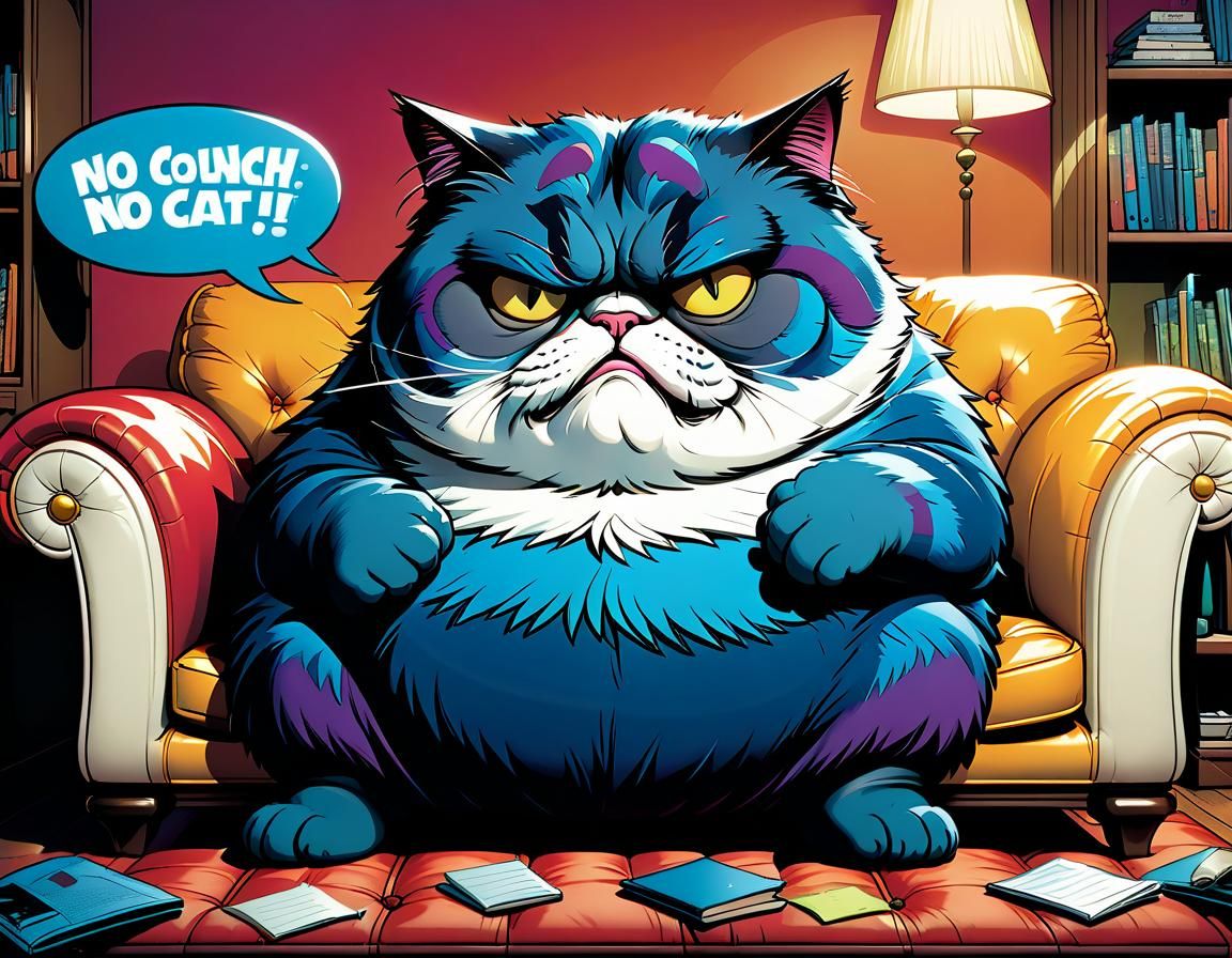 Grumpy Cat Says No: Comic Book Art