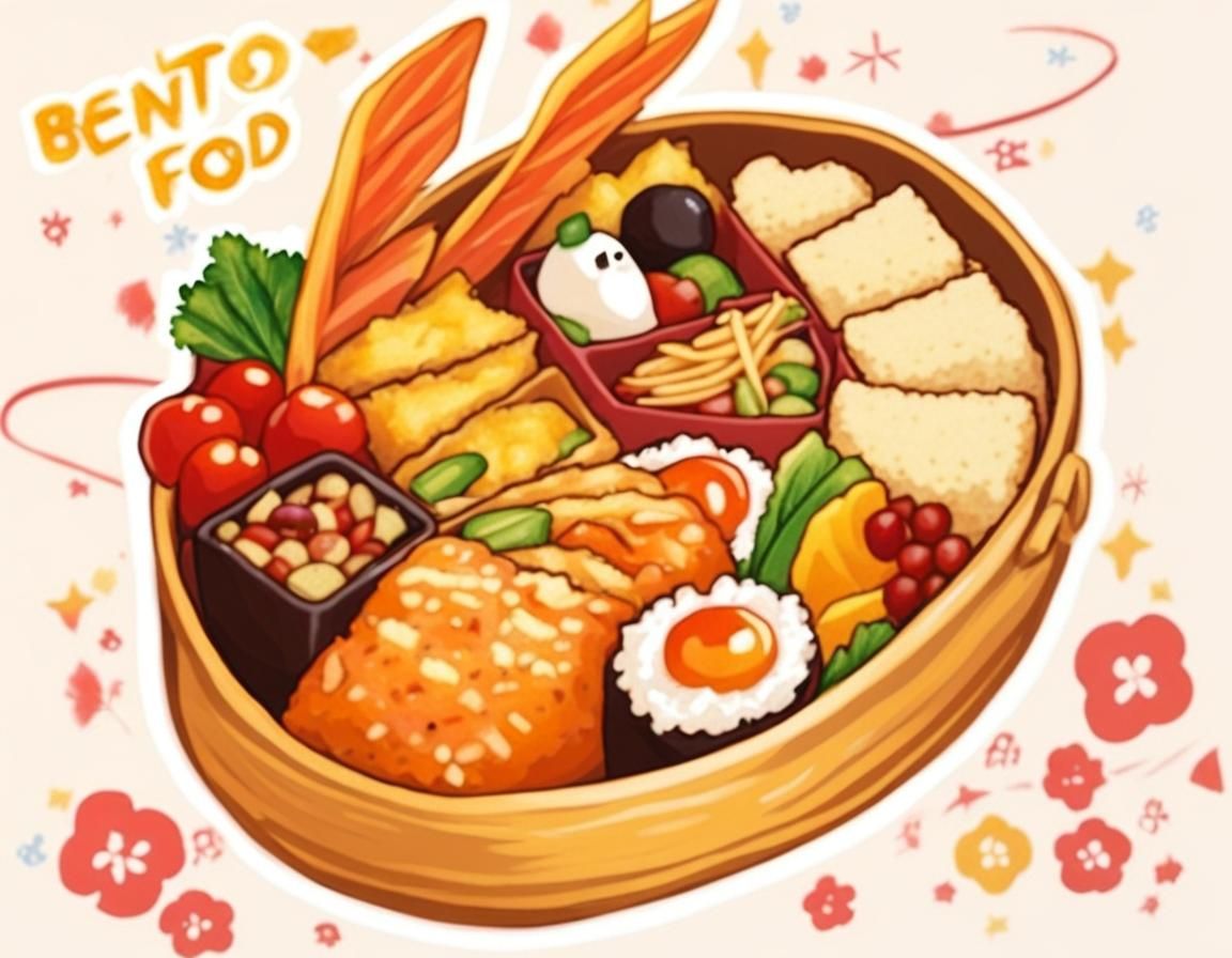 Delicious Bento Box: A Japanese Food Delight