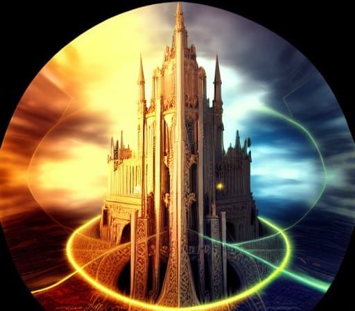 Deconstruction of Law of Attraction in Digital Painting